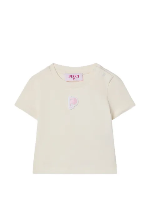 PUCCI Junior T-shirt with embroidered patch