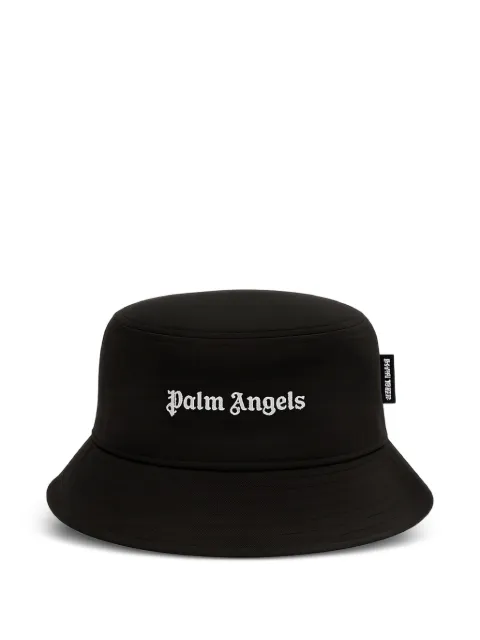 Palm Angels Kids gorro de pescador con logo bordado