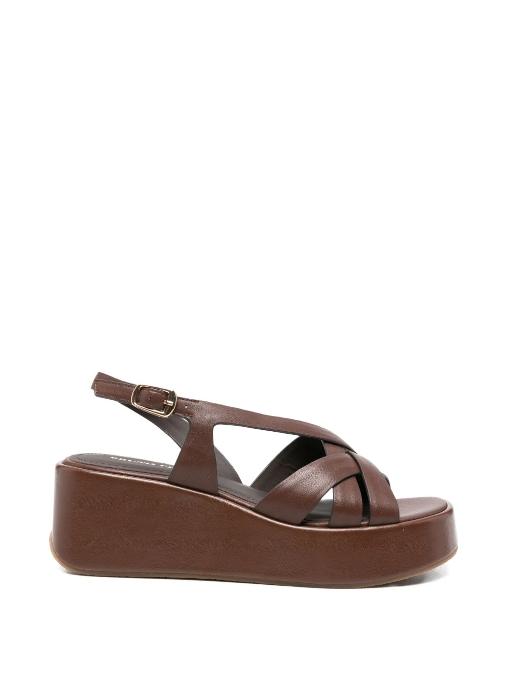 Bruno Premi crossover-strap platform sandals Bruin