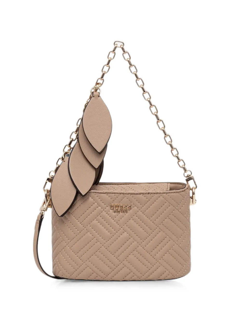 GUESS USA mini Enisa quilted shoulder bag - Toni neutri