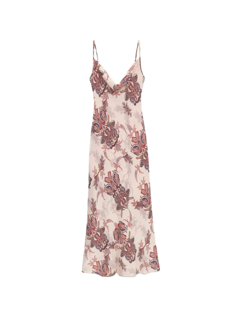 GUESS USA cowl-neck midi dress - Grigio