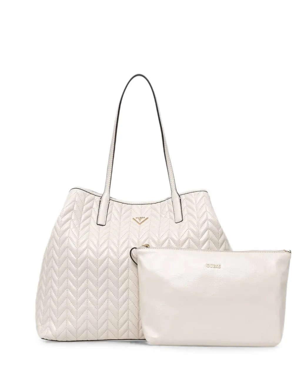 GUESS USA chevron-quilted tote bag - Toni neutri