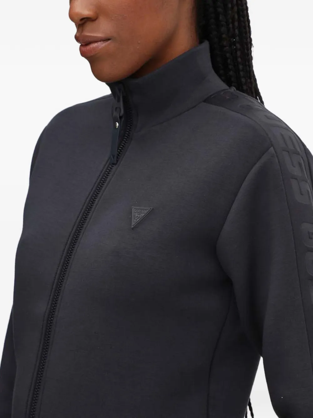 GUESS USA Sweater met logoband Blauw
