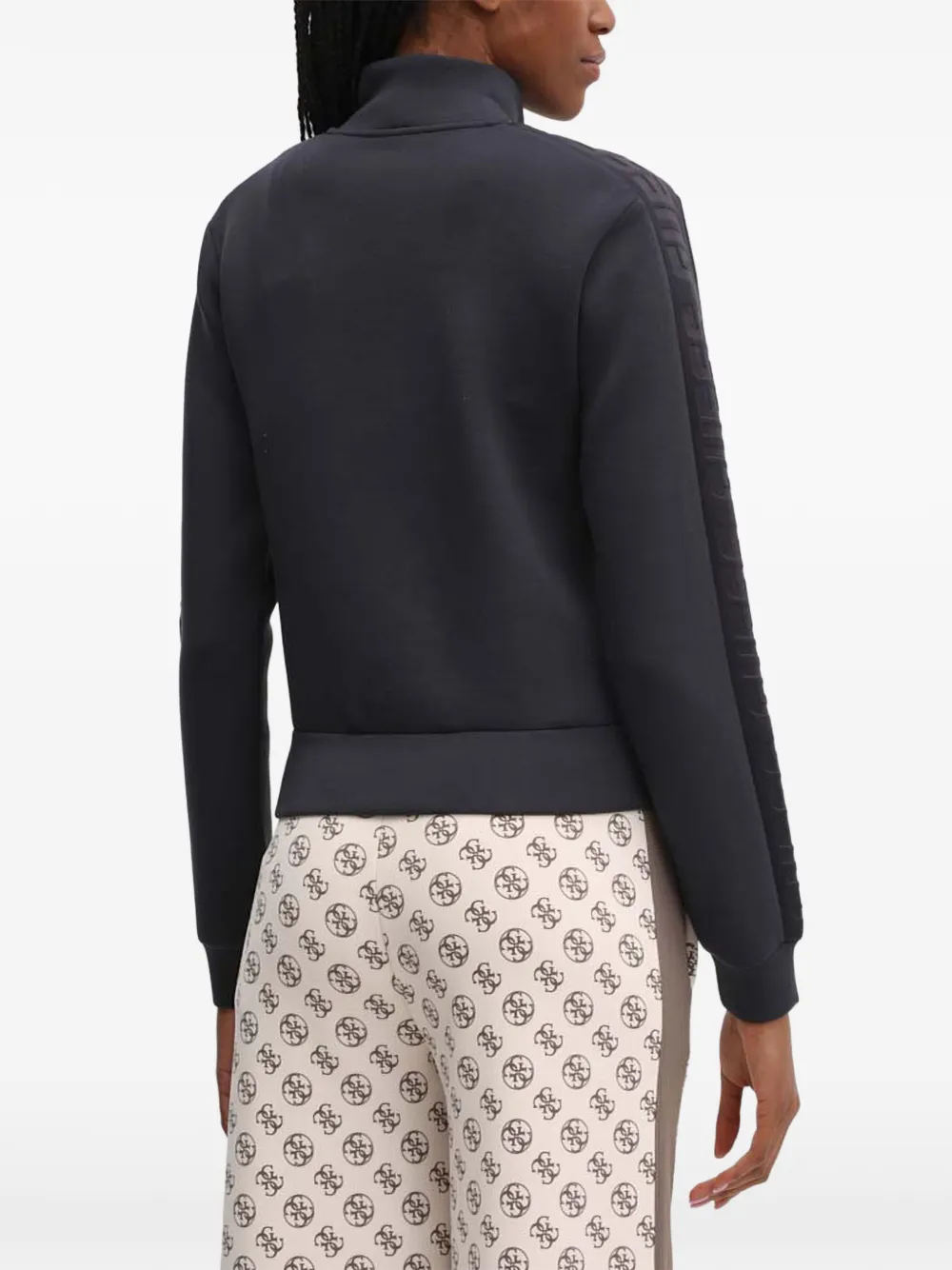 GUESS USA Sweater met logoband Blauw