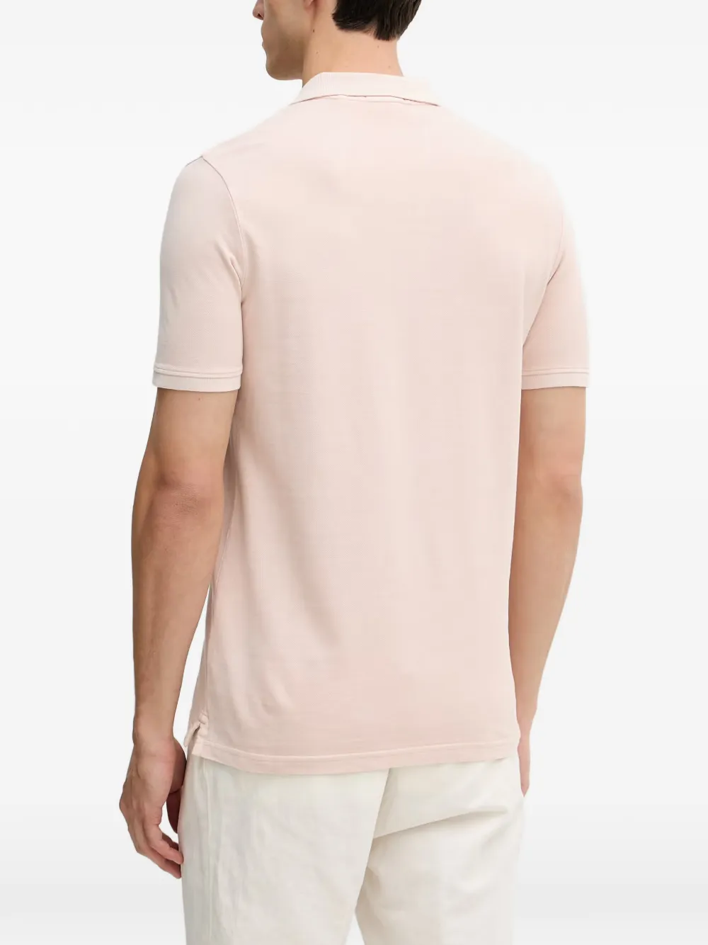 GUESS USA Poloshirt met logopatch Roze