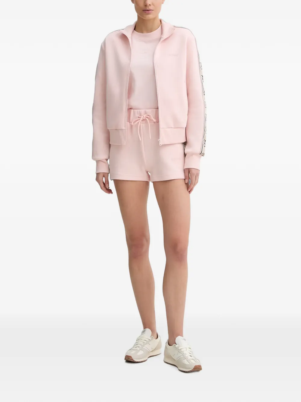 GUESS USA Sweater met logoband Roze