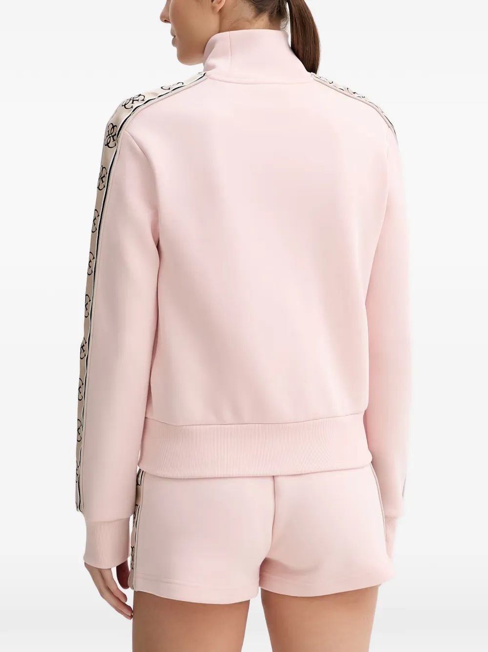 GUESS USA Sweater met logoband Roze