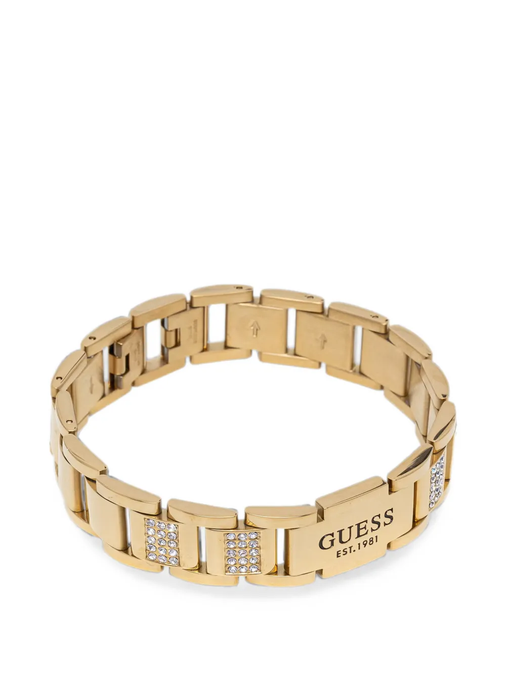 GUESS USA crystal-embellished link bracelet - Oro