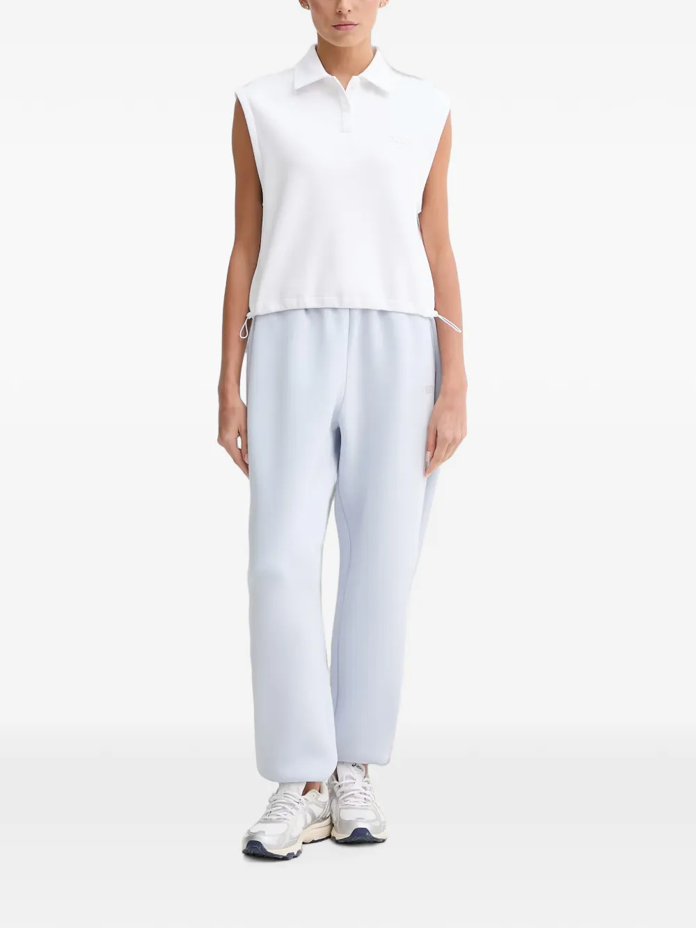 GUESS USA Trainingsbroek met logo van stras Blauw