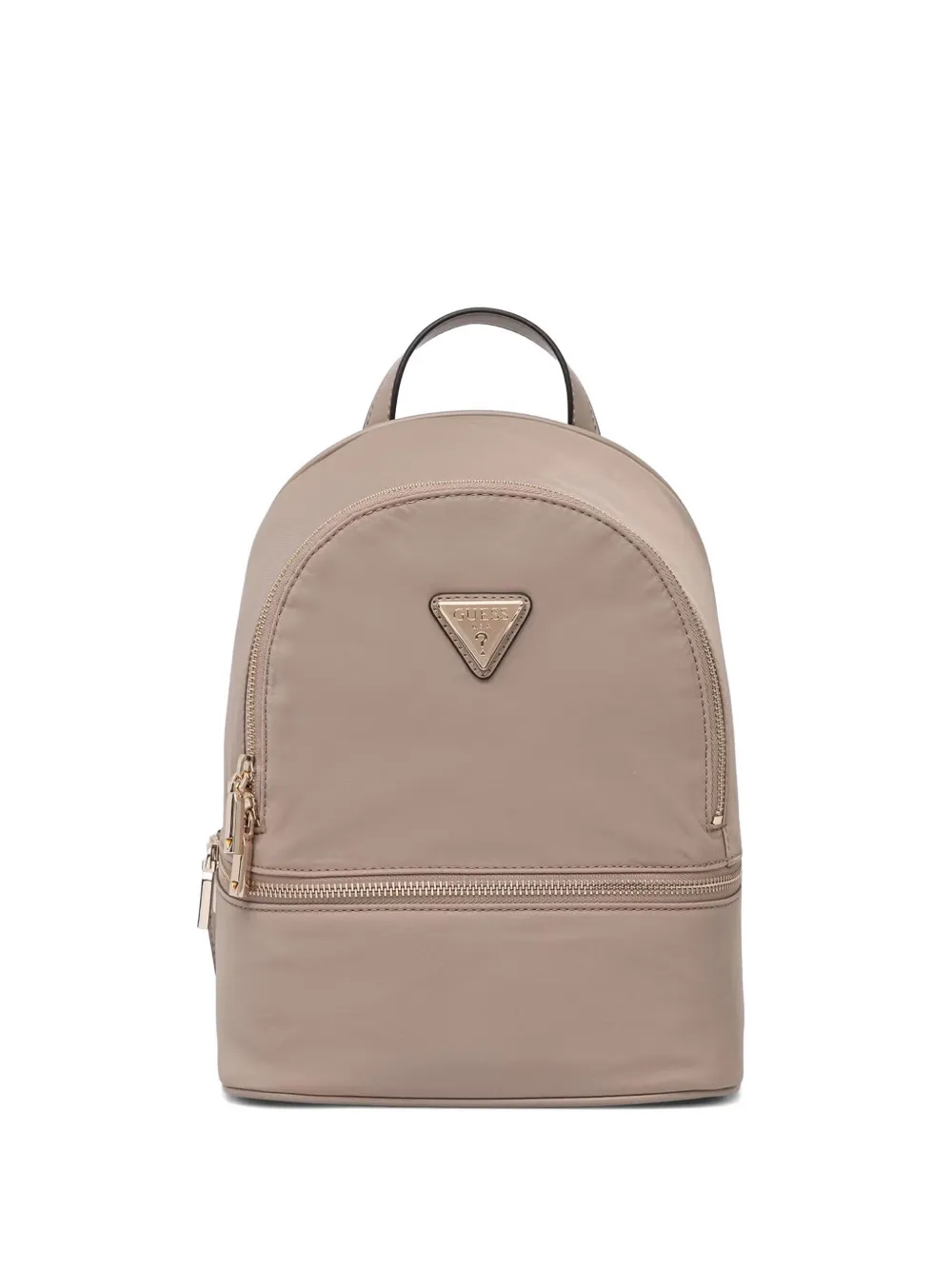 GUESS USA logo-plaque zip-around backpack - Toni neutri