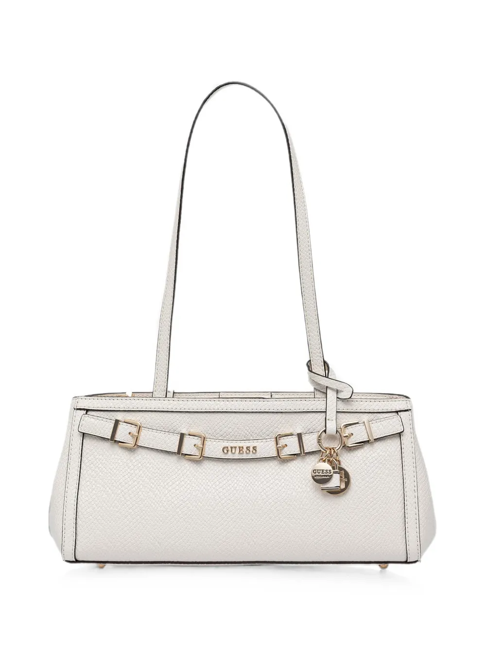 GUESS USA buckle-detail logo-charm tote bag - Toni neutri