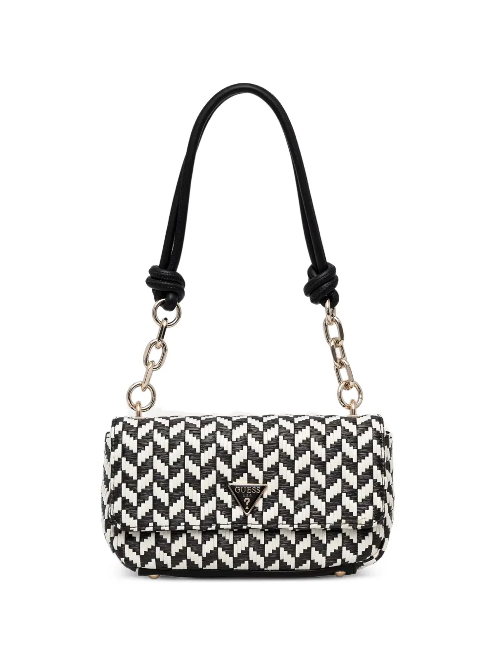 GUESS USA Tessi woven shoulder bag - Nero