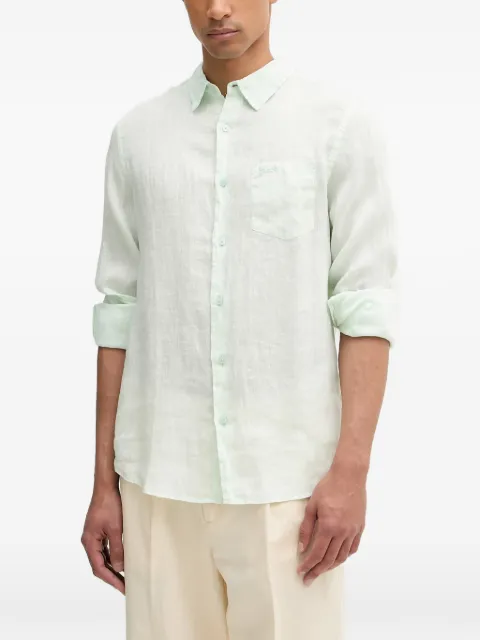 GUESS USA linen chest-pocket shirt