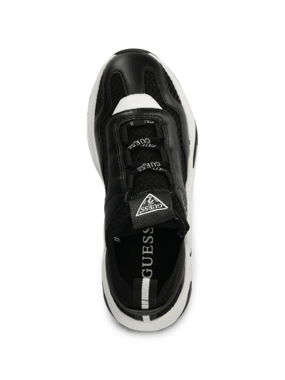 GUESS USA Geniver logo-print chunky-sole sneakers Zwart