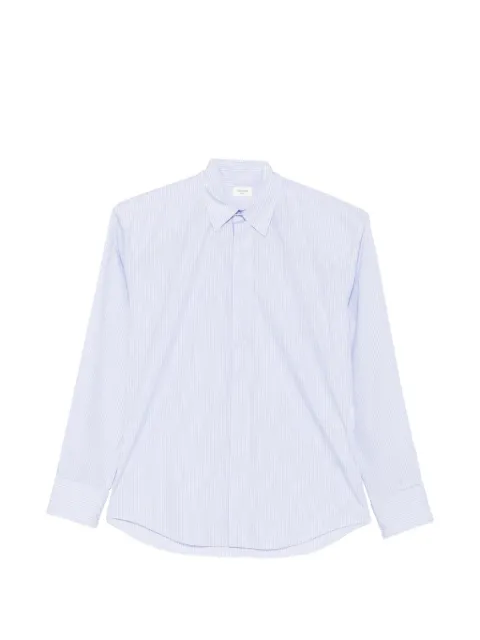 Saint Laurent vertical-stripe long-sleeve shirt