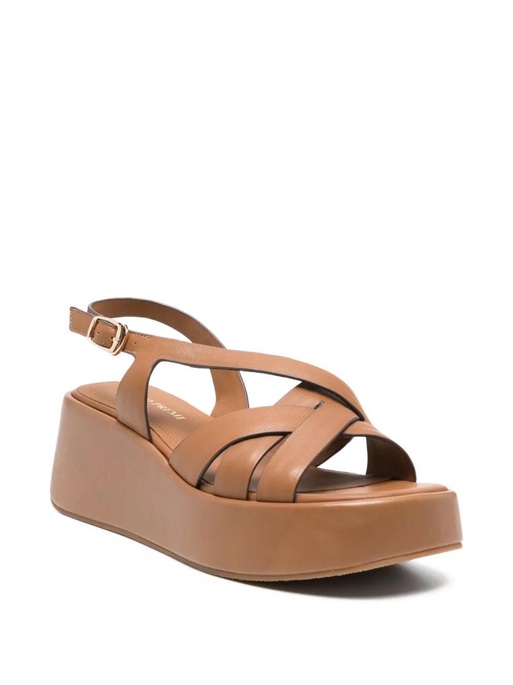 Bruno Premi crossover-strap platform sandals Bruin