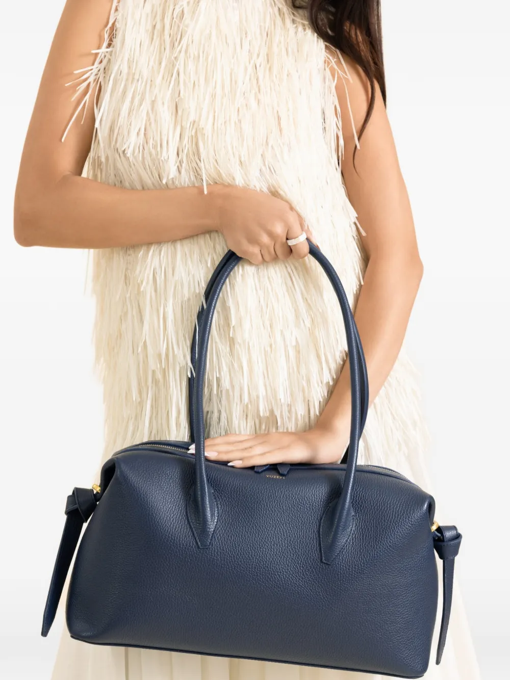 Yuzefi Brioche shopper Blauw