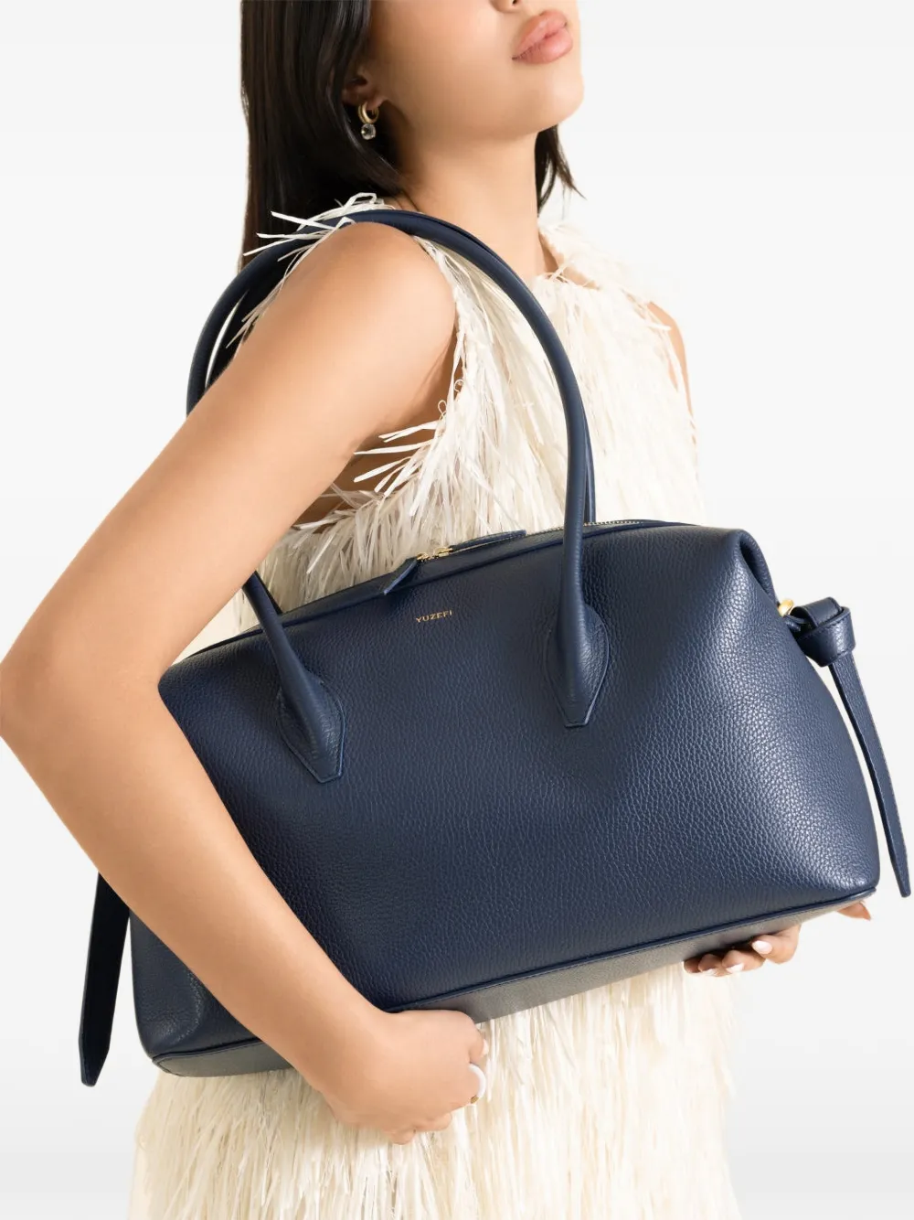 Yuzefi Brioche shopper Blauw