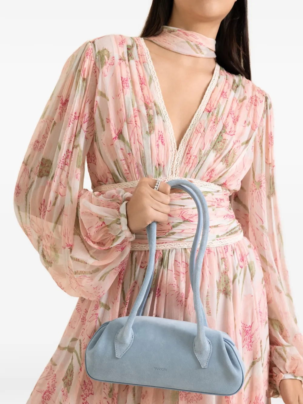 Yuzefi Oyster shopper Blauw