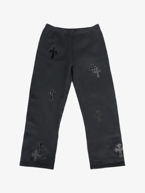 Chrome Hearts Cross-patch track pants