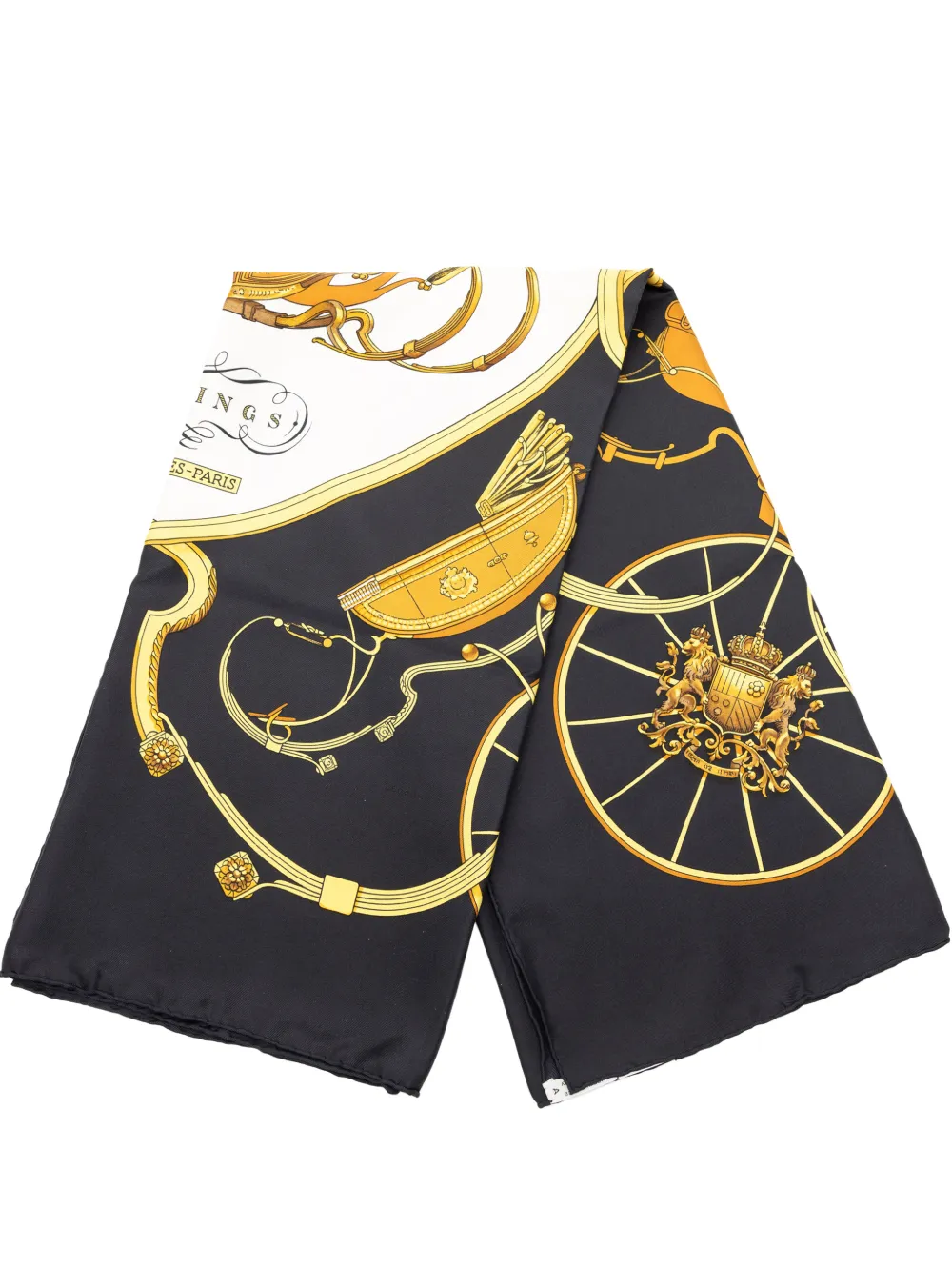 Hermès Pre-Owned 1990-2010 Springs Silk Scarf 90 scarves - Nero