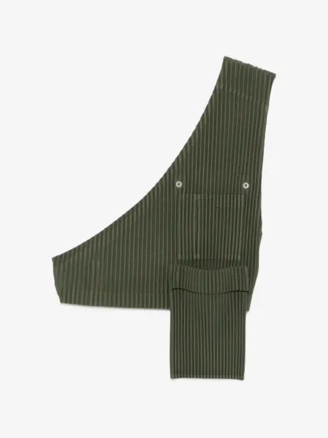 Homme Plissé Issey Miyake pleated asymmetric T-shirt