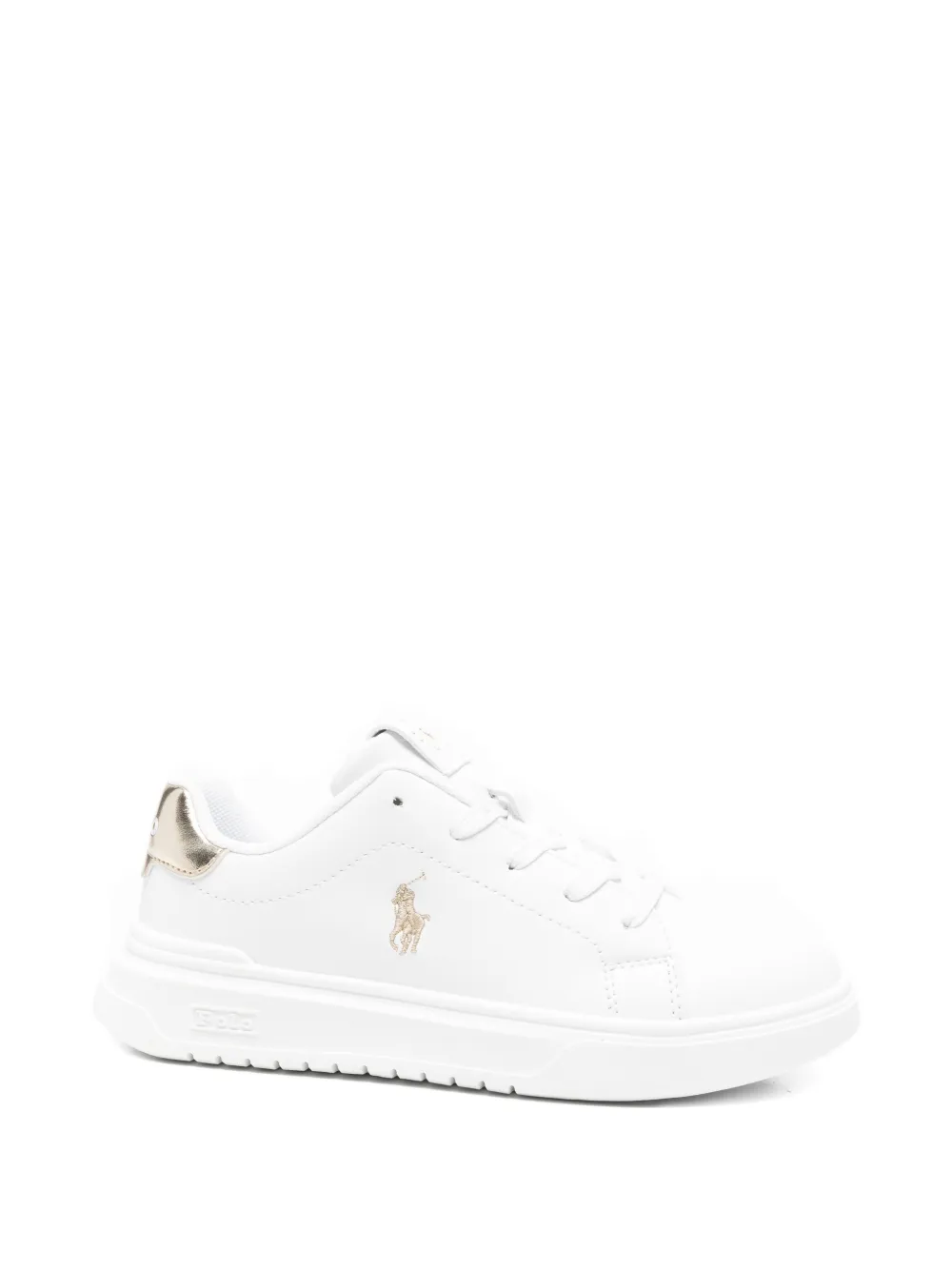 POLO RALPH LAUREN KIDS Heritage Court Super sneakers - Bianco