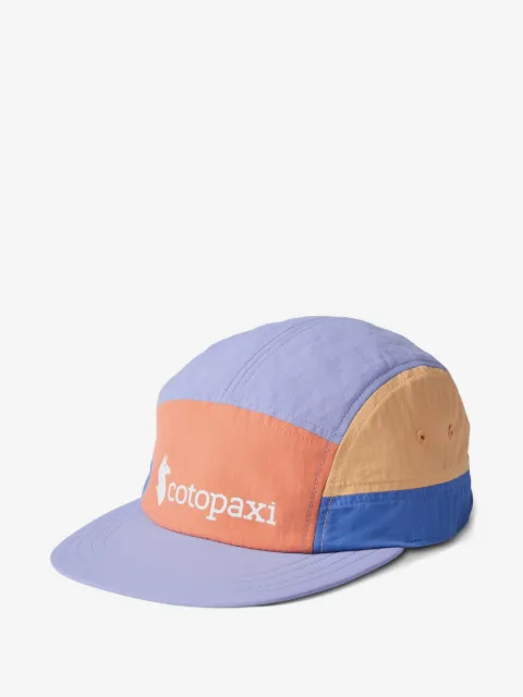 COTOPAXI panelled logo-print cap