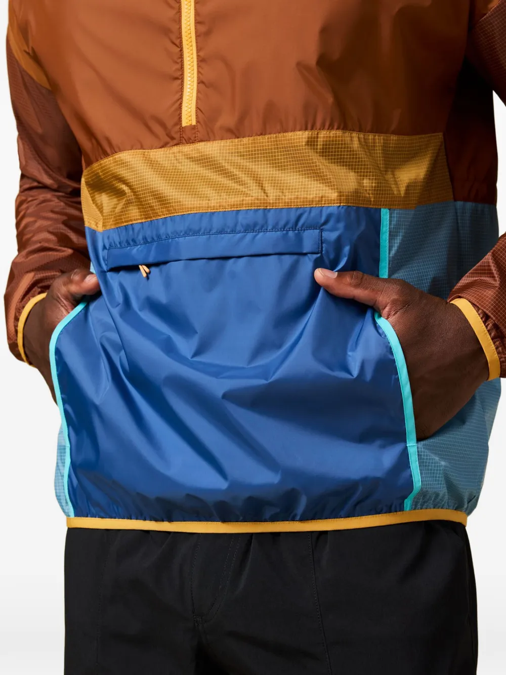 COTOPAXI Teca jack met capuchon Bruin