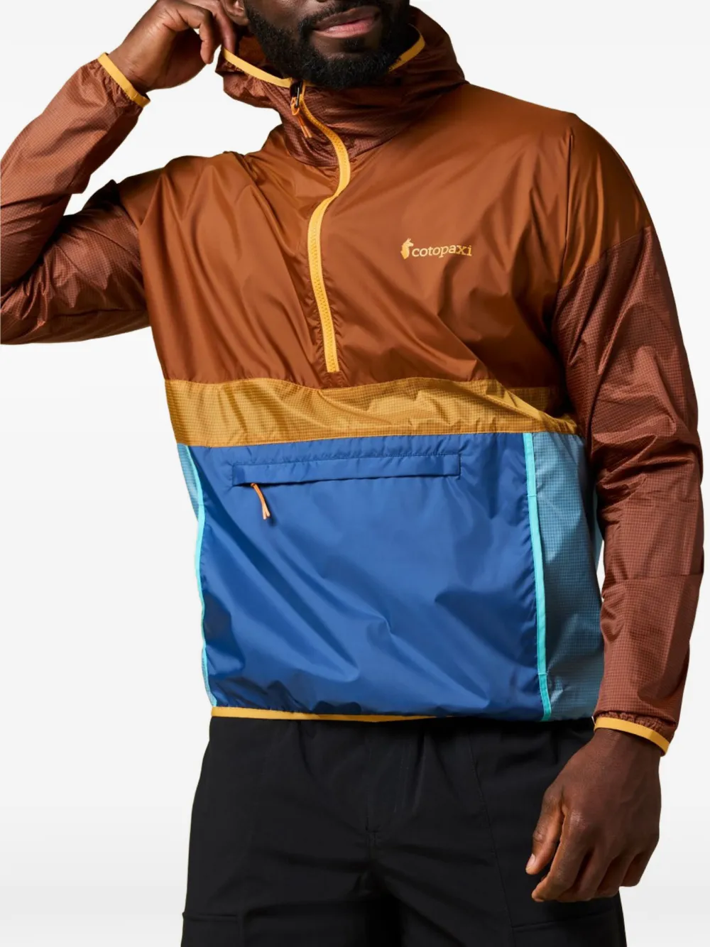 COTOPAXI Teca jack met capuchon Bruin