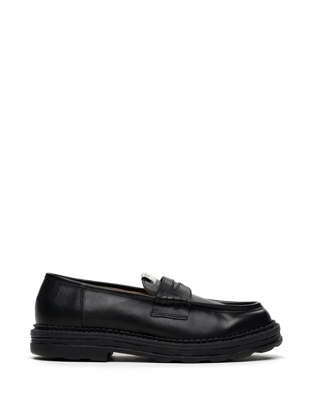 Maison MIHARA YASUHIRO Andy leather loafers - Nero