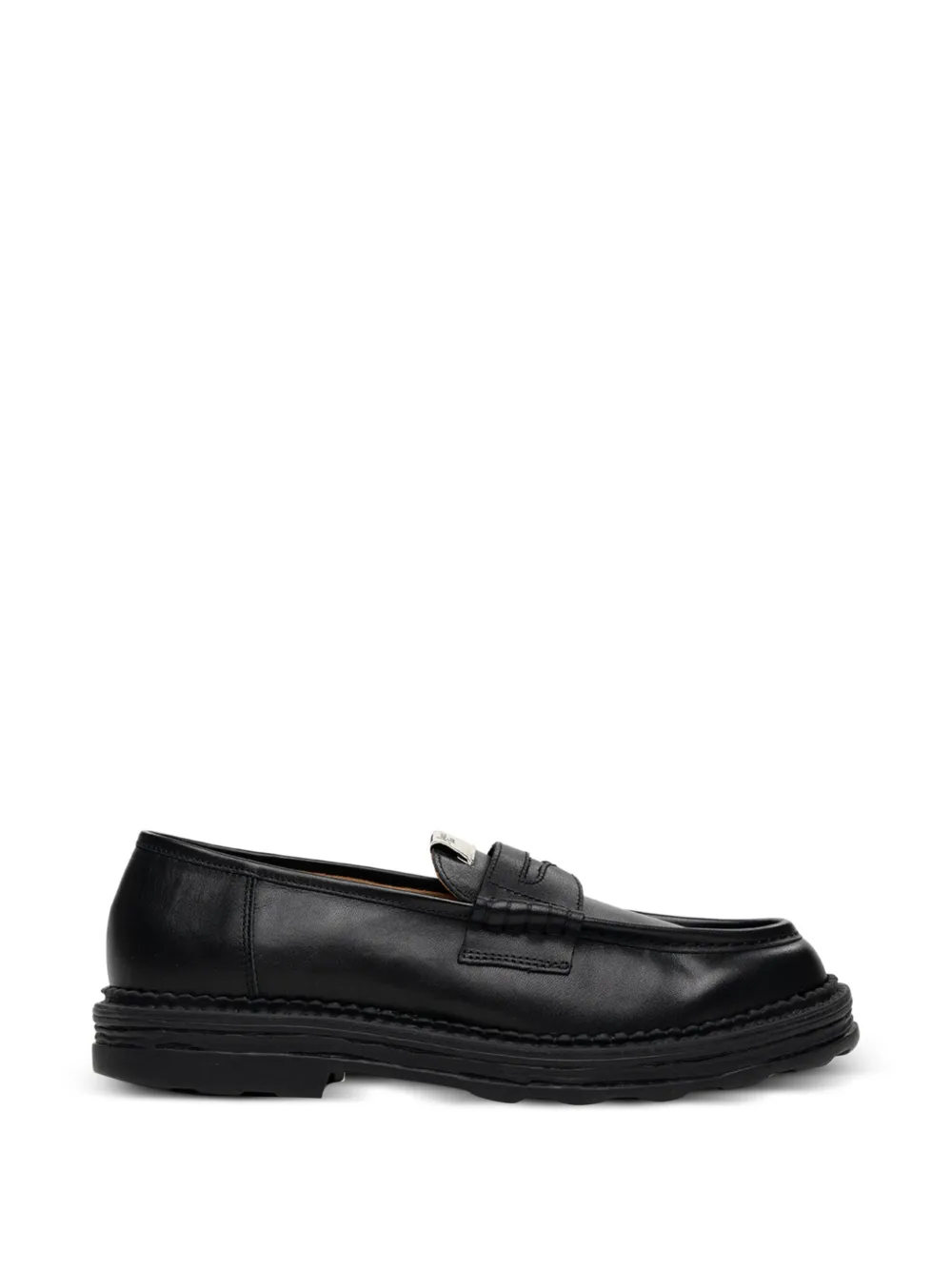 Maison MIHARA YASUHIRO Andy leather loafers - Black