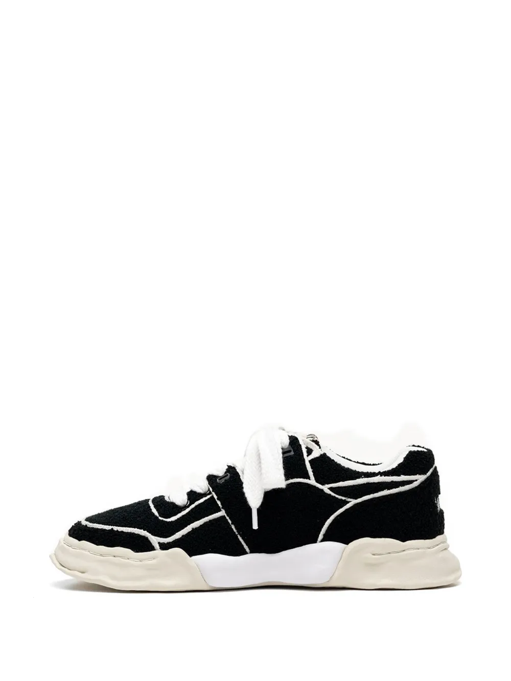 Maison MIHARA YASUHIRO Wayne sneakers met chunky zool Zwart