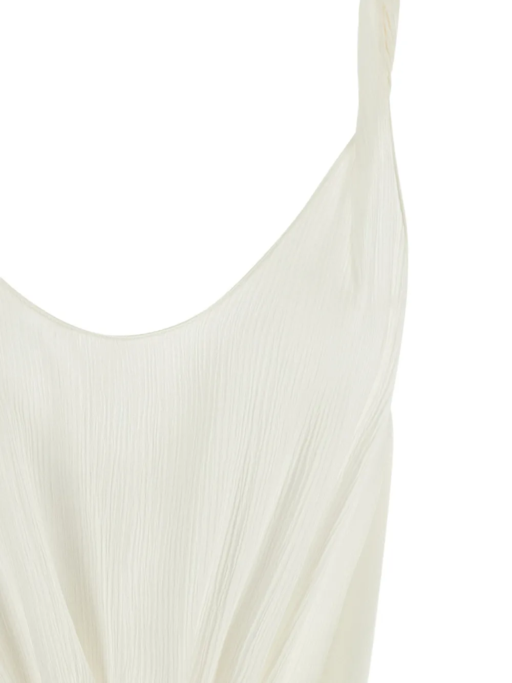 JW Anderson Blouse met gekreukt detail Beige