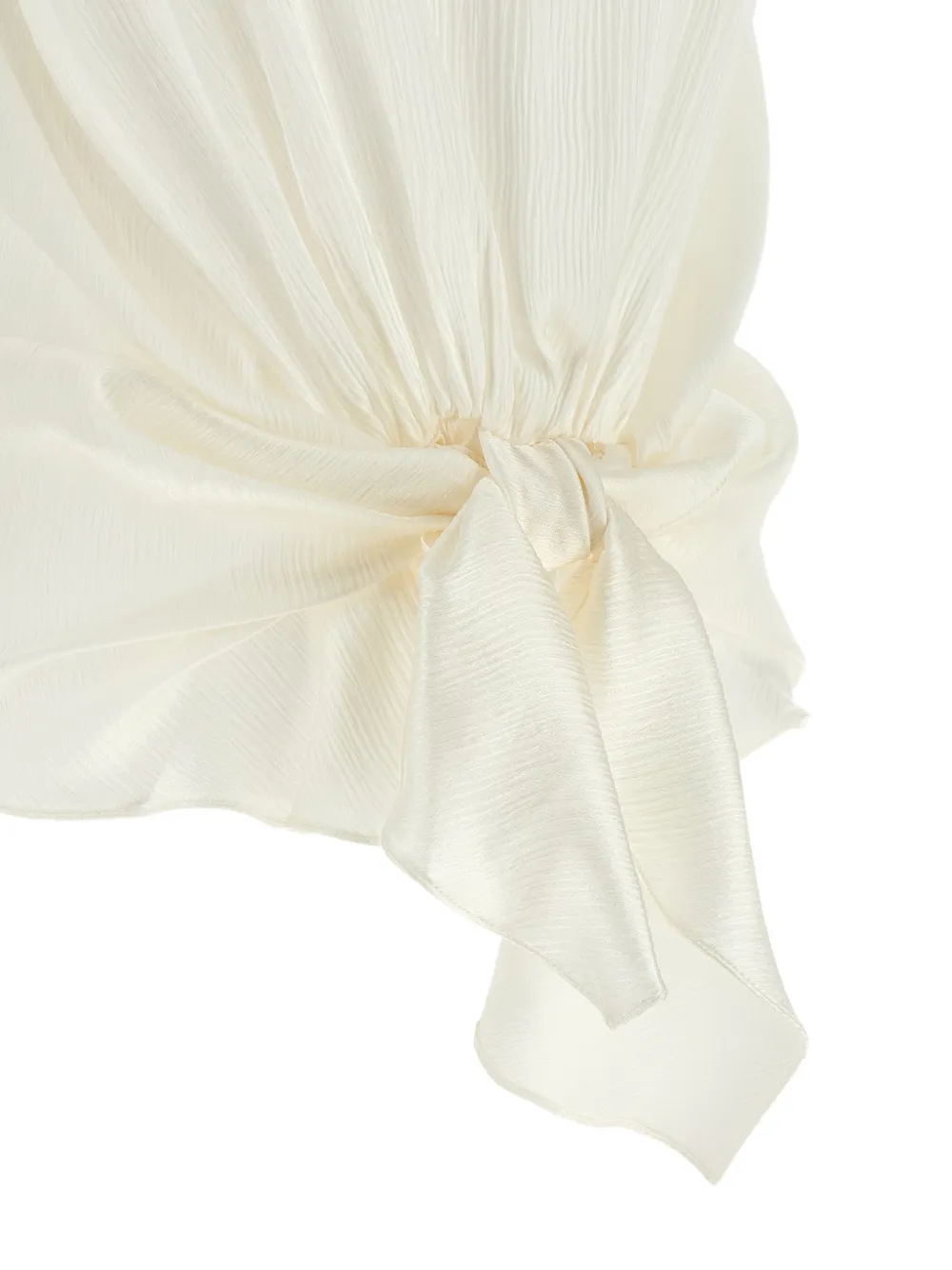 JW Anderson Blouse met gekreukt detail Beige