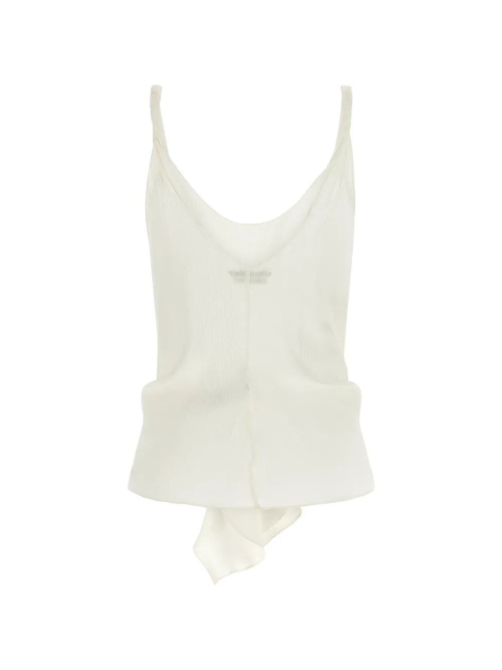 JW Anderson Blouse met gekreukt detail Beige
