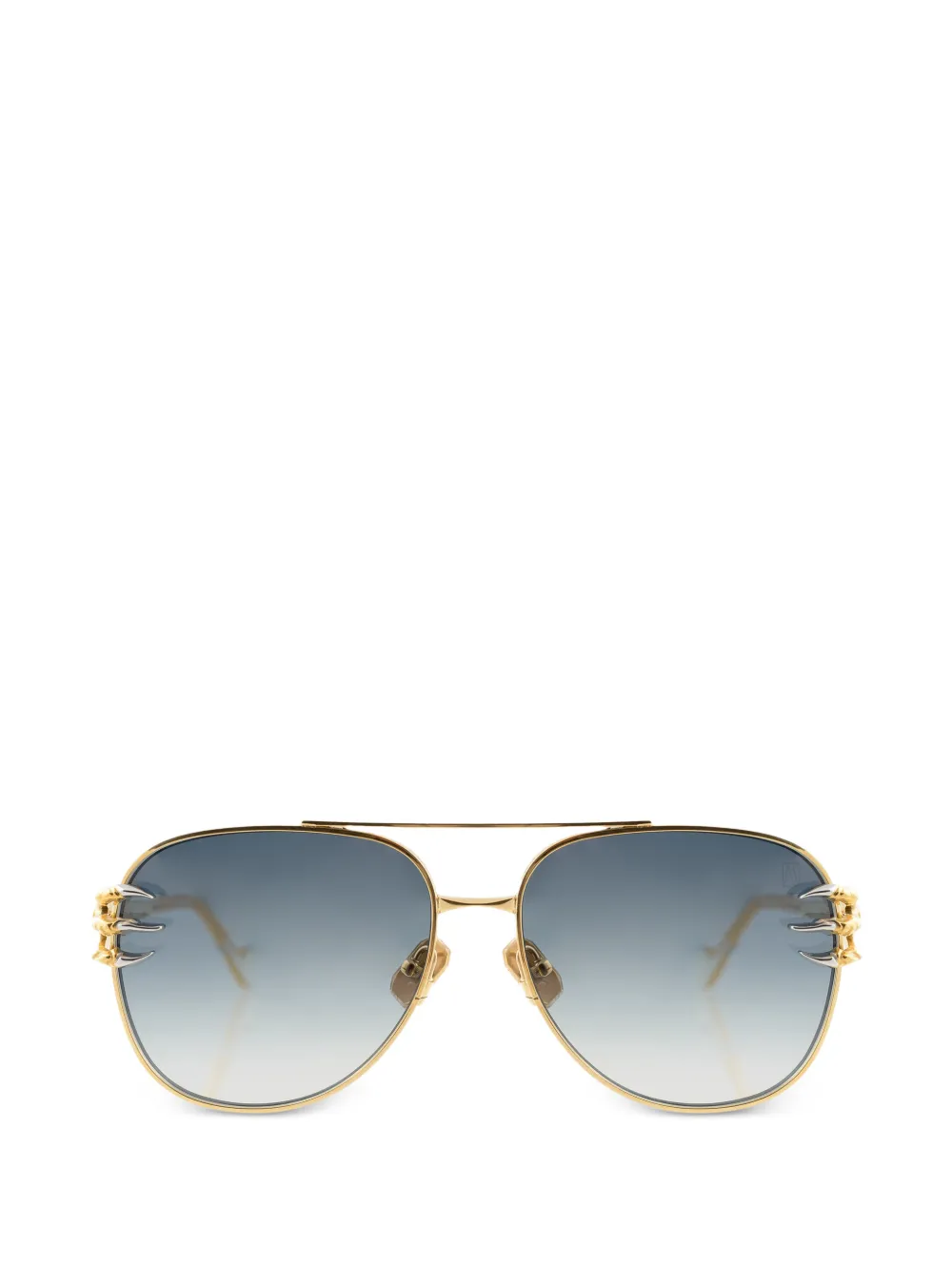 ANNA-KARIN KARLSSON Claw Voyage navigator-frame sunglasses - Oro