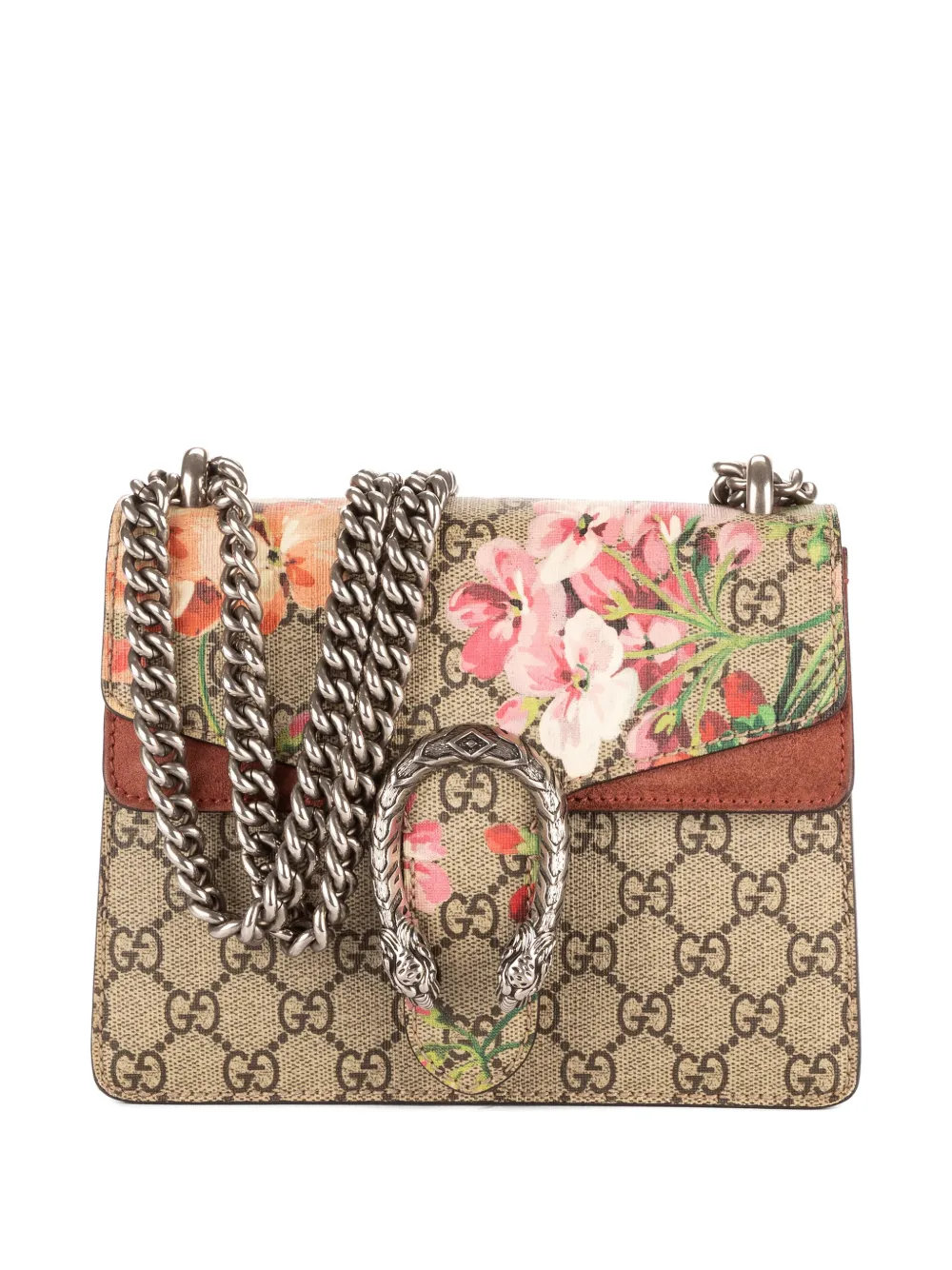 Gucci Pre-Owned mini Dionysus GG Blooms shoulder bag - Toni neutri