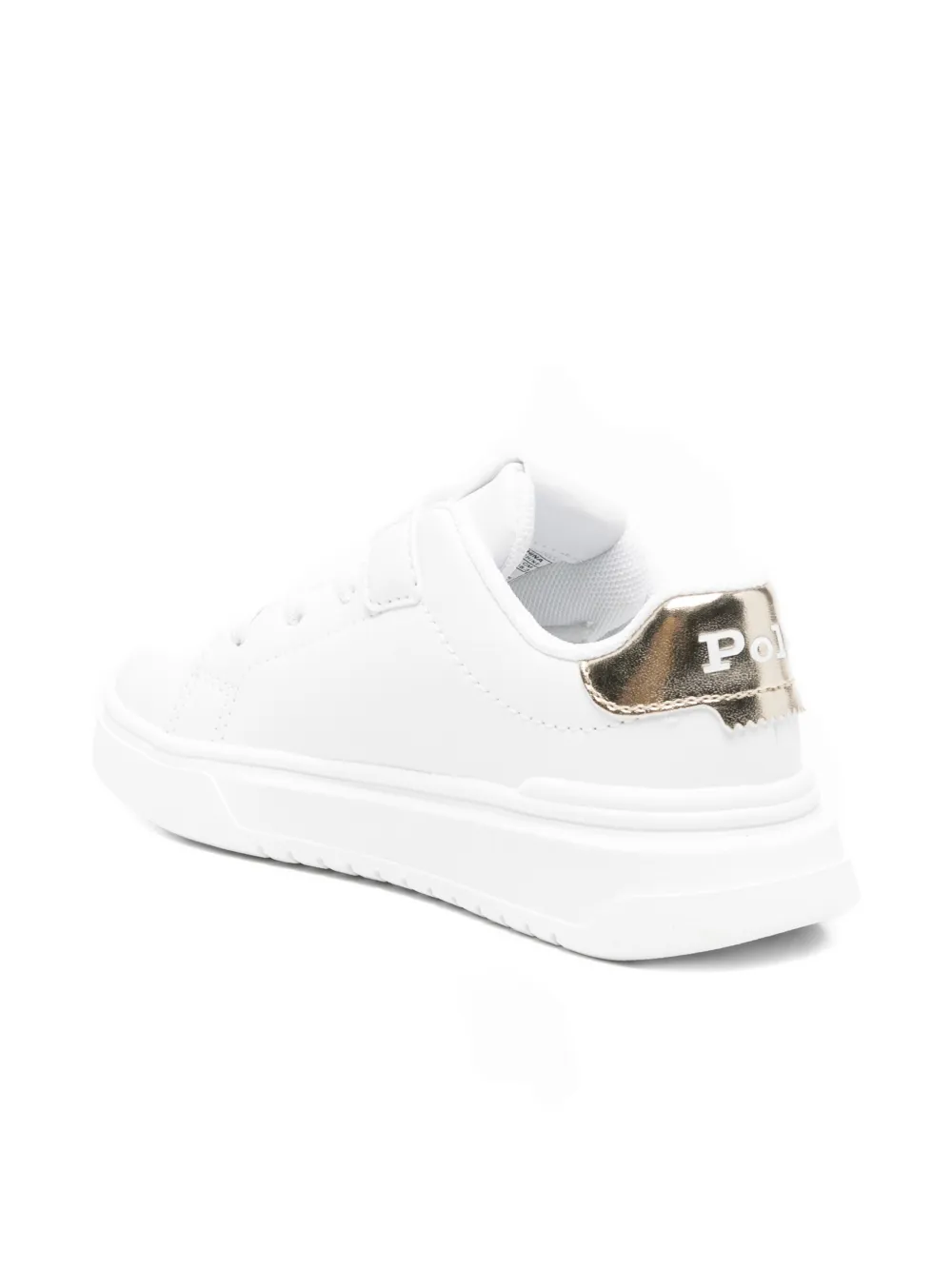 POLO RALPH LAUREN KIDS Heritage Court touch-strap sneakers Wit