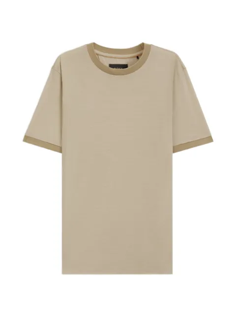 BOSS playera con ribete de canalé