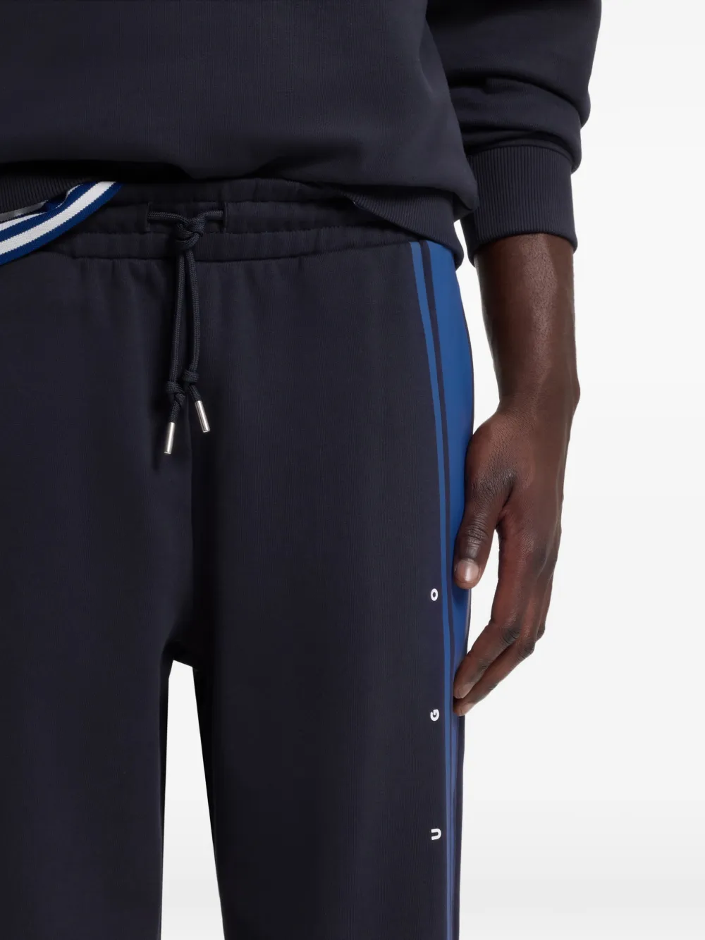 HUGO Trainingsbroek met elastische tailleband Blauw