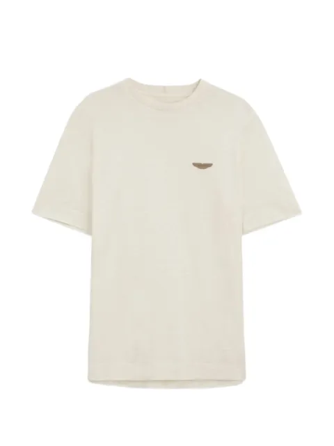 BOSS T-shirt in mercerized cotton jacquard