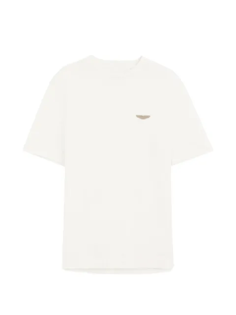 BOSS T-shirt in mercerized cotton jacquard