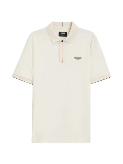 BOSS playera tipo polo con cierre