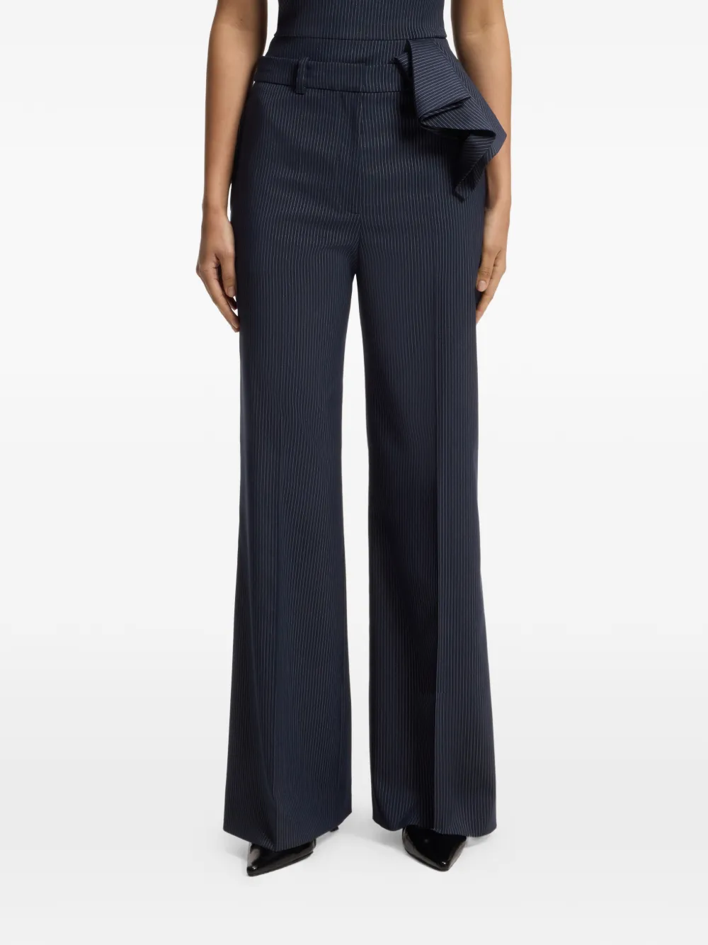 HUGO Broek met wijde pijpen Blauw