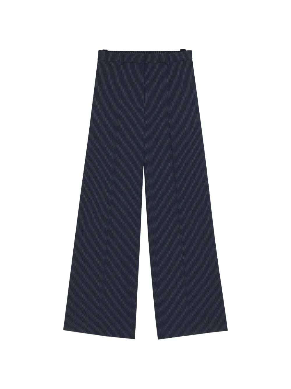 HUGO Pantaloni gessati a gamba ampia - Blu