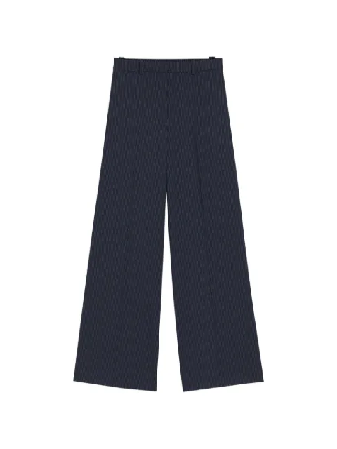HUGO pinstripe-pattern wide-leg trousers