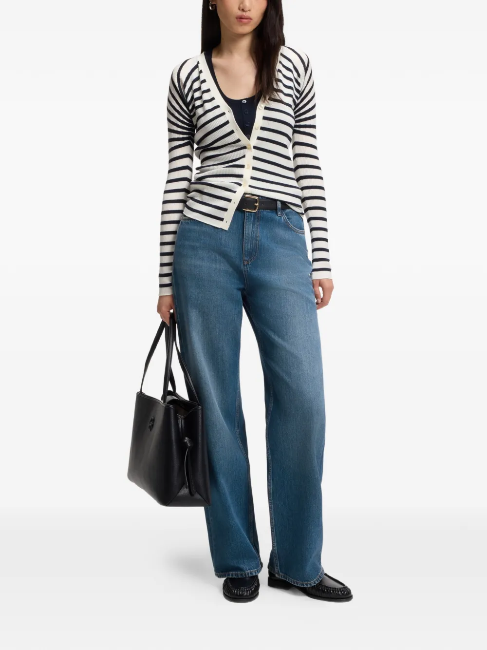 BOSS Straight jeans Blauw