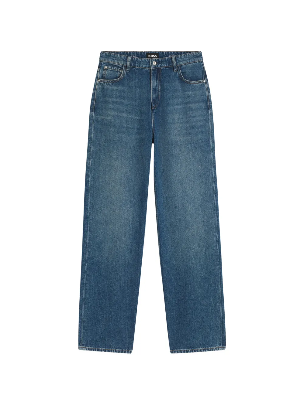 BOSS Jeans dritti - Blu