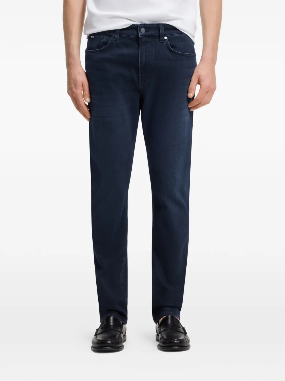 BOSS Slim-fit jeans Blauw